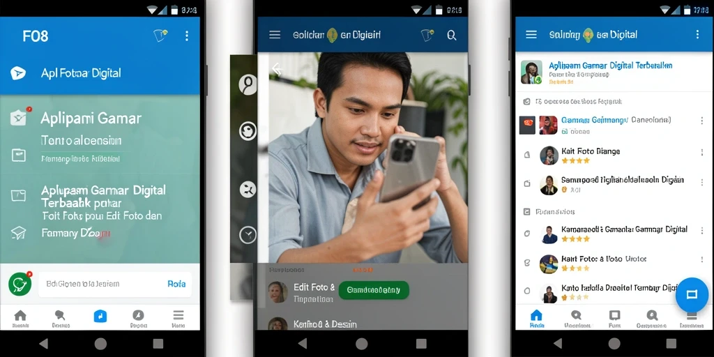 Antarmuka FO8 menampilkan berbagai alat edit dan efek yang intuitif.