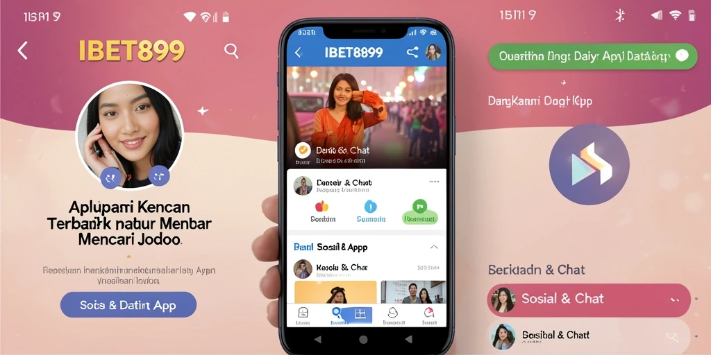 Antarmuka intuitif dan menarik dari aplikasi Dating App IBET899.