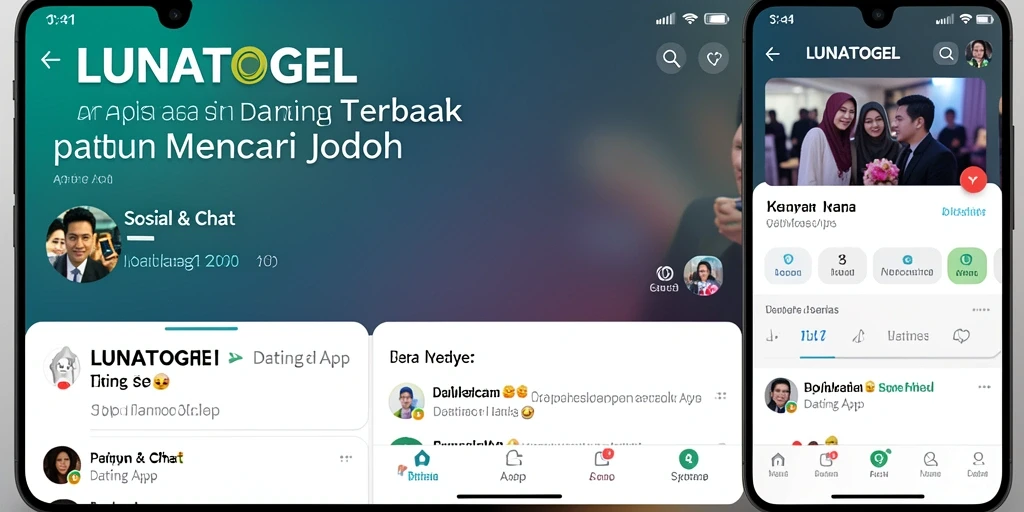 Screenshot aplikasi LUNATOGEL menampilkan antarmuka pengguna yang intuitif.