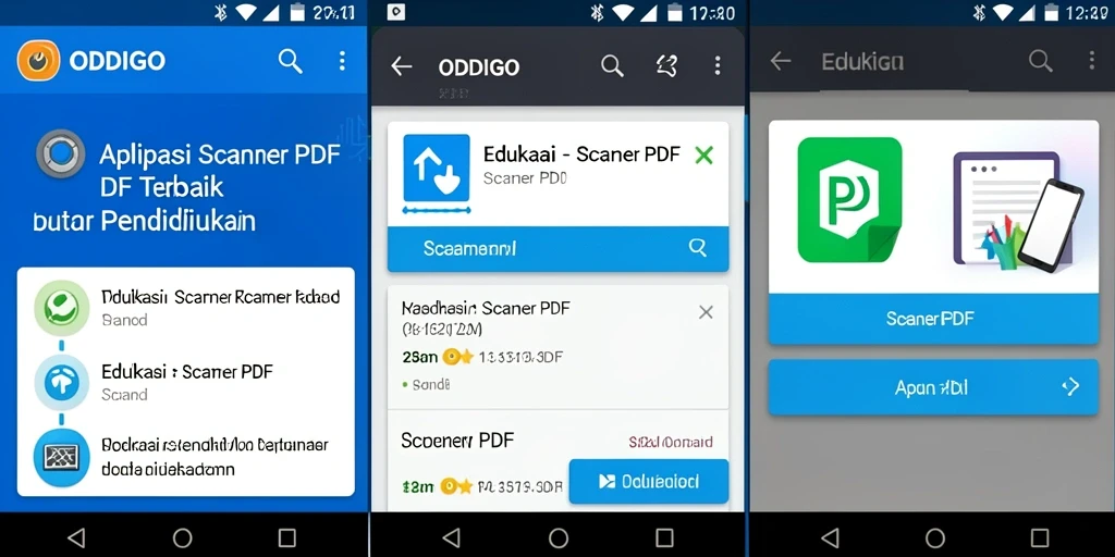 Antarmuka ODDIGO yang sederhana dan praktis untuk pemindaian PDF.
