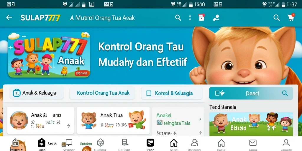 Antarmuka SULAP777 yang menunjukkan fitur kontrol orang tua yang efektif.